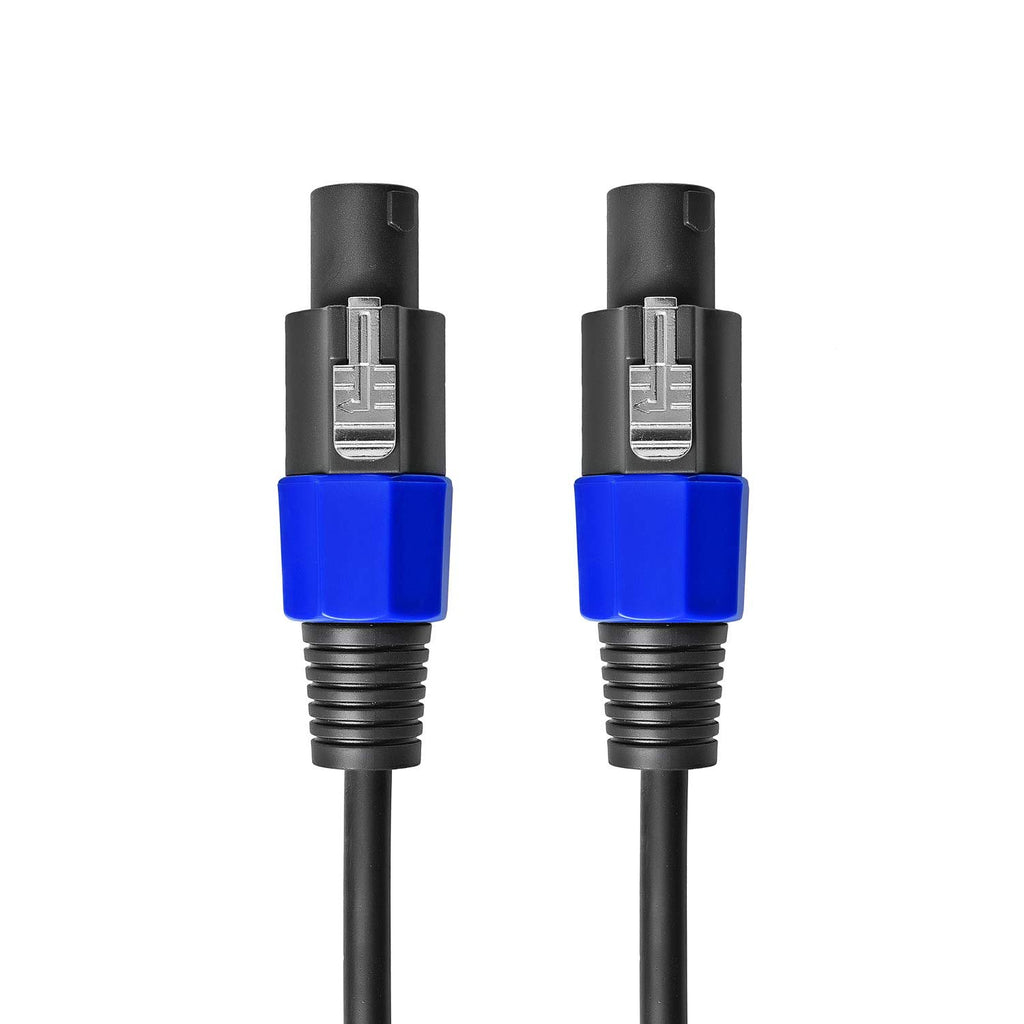 2Pcs 100 Feet Speakon to Speakon Speaker Audio Cable with Twist Lock X84939