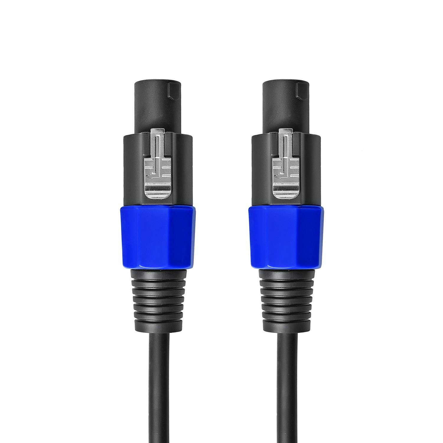 2Pcs 100 Feet Speakon to Speakon Speaker Audio Cable with Twist Lock X84939