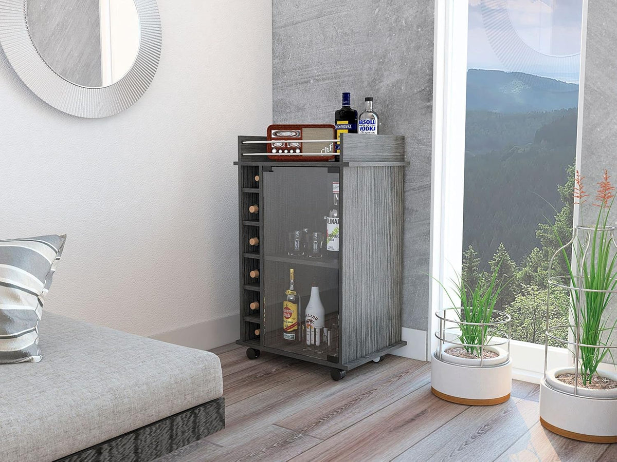 Smoky Oak Bar Cart J971619