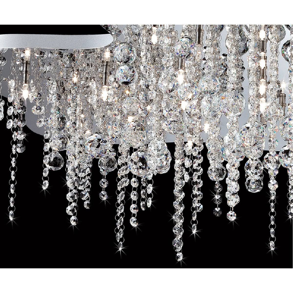 Chrome Flush Mount Light X6062