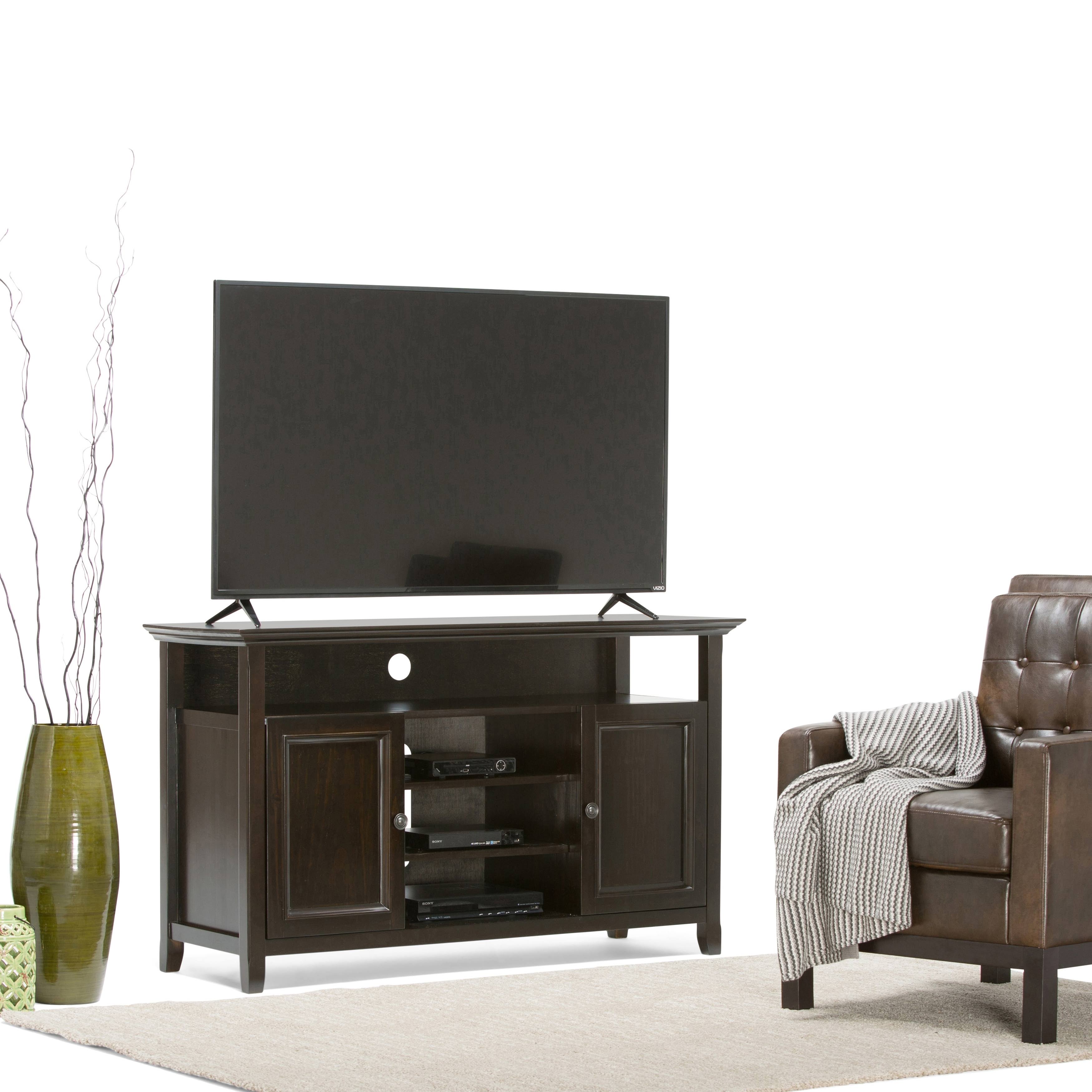 Wood Transitional TV Media Stand Z84741