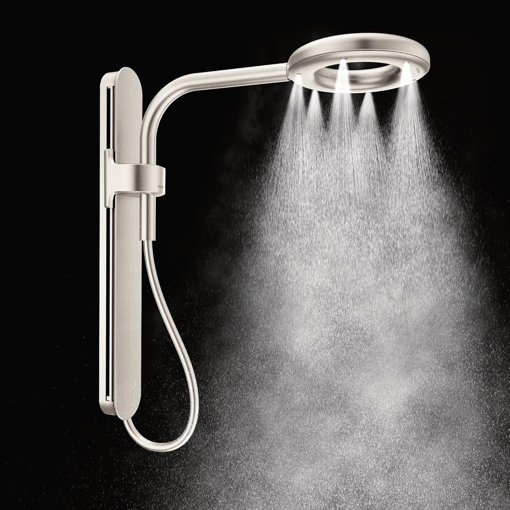 Chrome/White Rainshower Shower N799