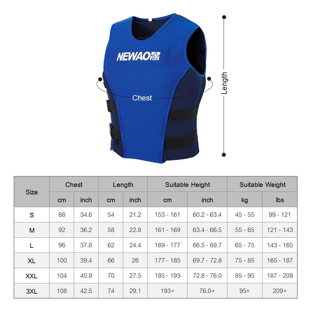 Adults Neoprene Life Jacket R53464