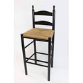 Grey Wood Ladderback Barstool B4580