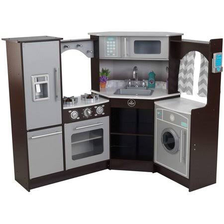 Espresso Corner Play Kitchen with Lights and Sounds W662