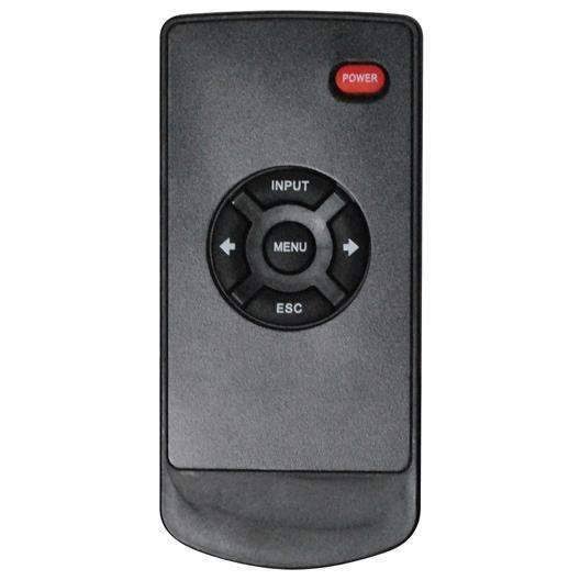 Black TFT Flipdown Monitor with IR Remote C4077