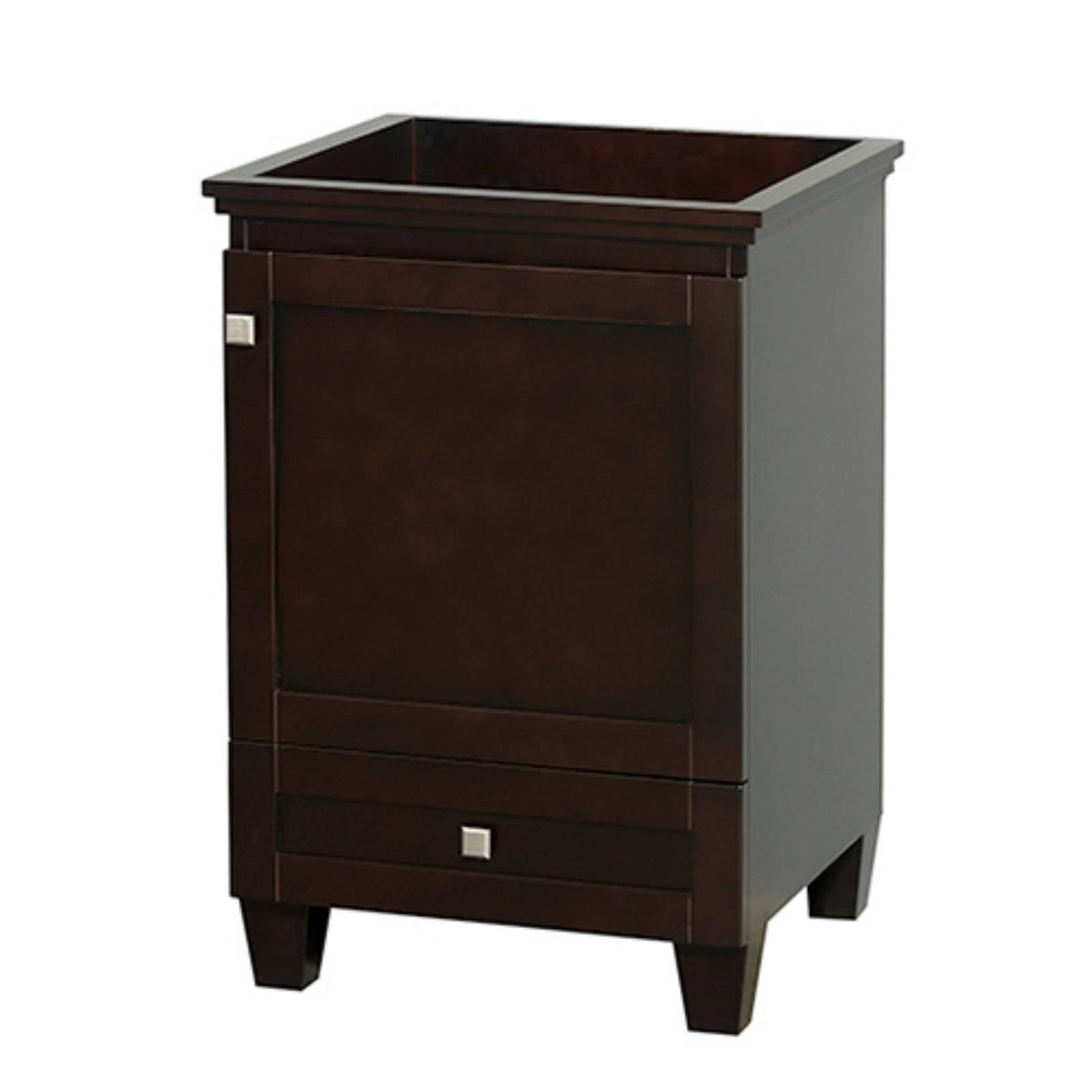 Espresso Solid Oak Vanity Cabinet A279