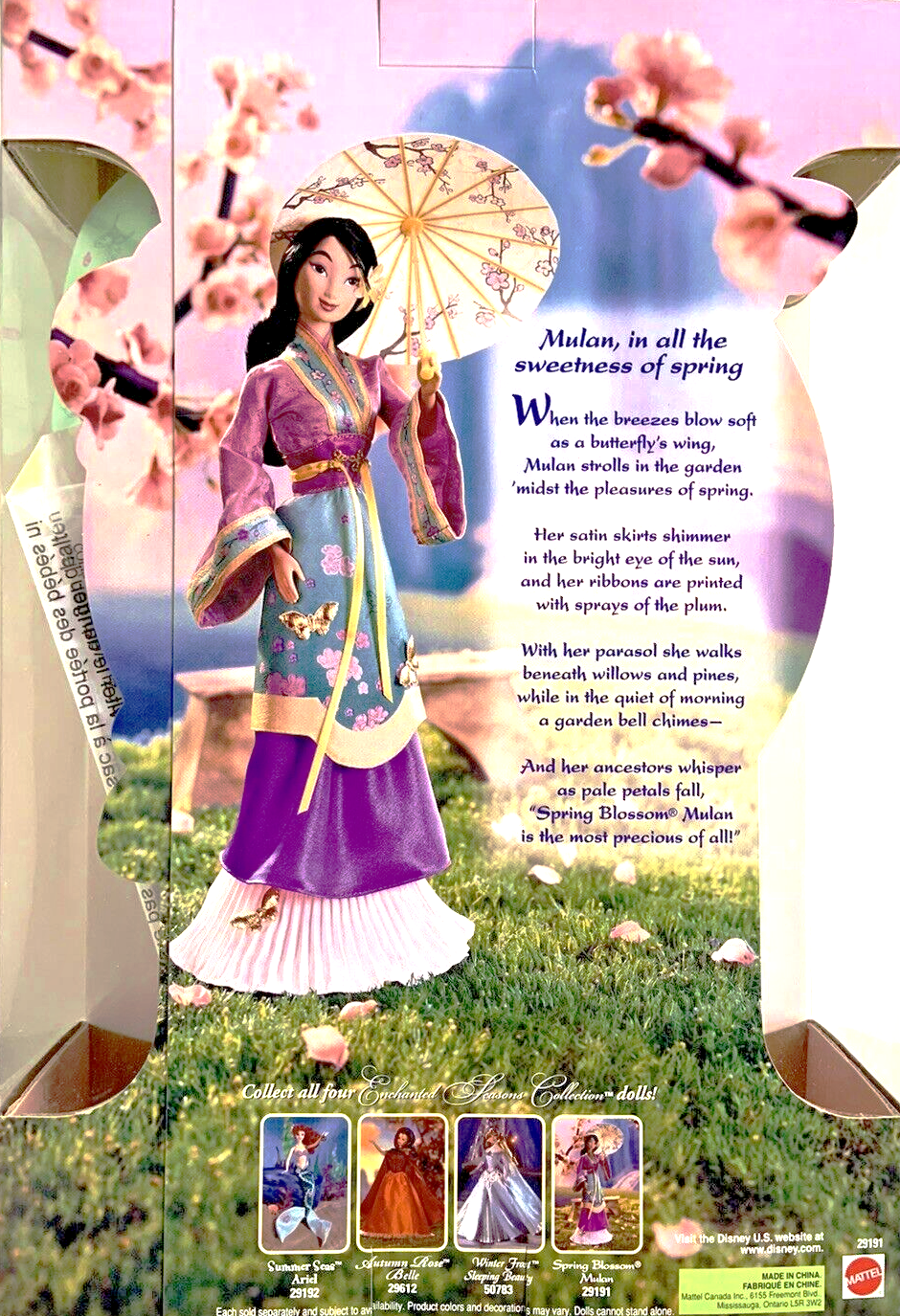 Disney Collector Doll Enchanted Seasons Collection G2590