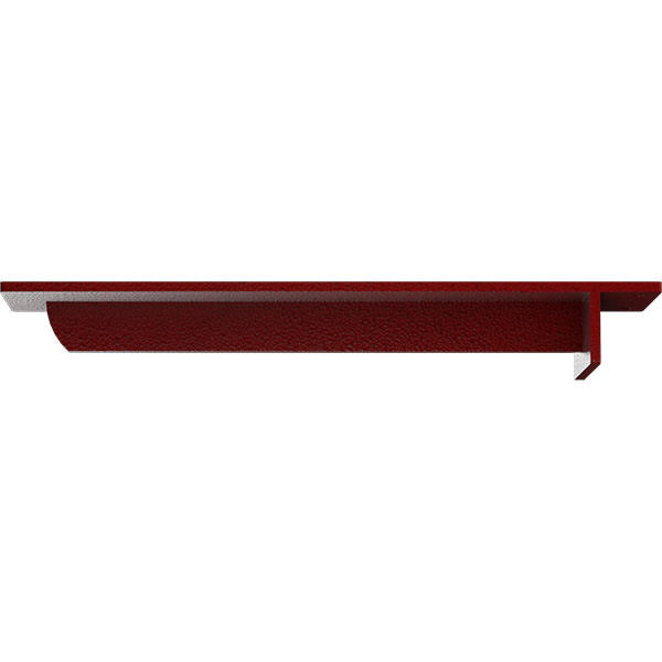 Hammered Bright Red Steel Bracket I8659
