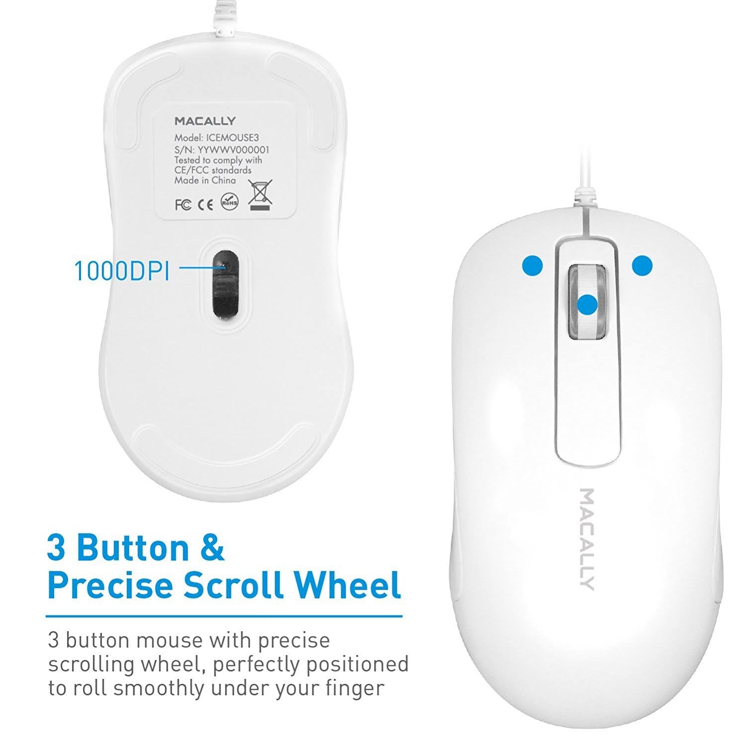 Full-Size USB 2.0 Keyboard & Optical Mouse Combo K475013