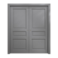 Sliding French Double Pocket Doors 36 x 80 inches Solid Wood Interior Doors J14143