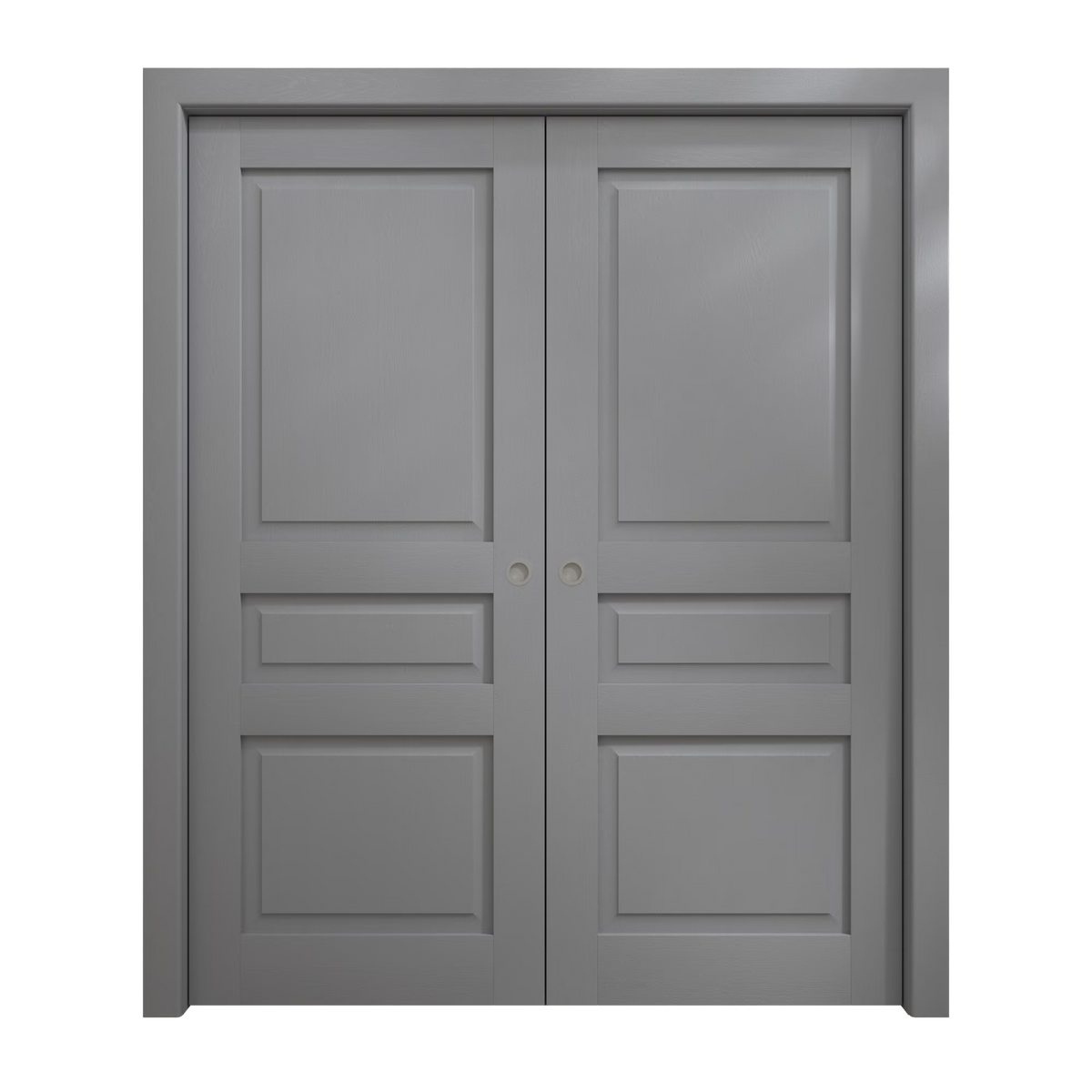 Sliding French Double Pocket Doors 36 x 80 inches Solid Wood Interior Doors J14143
