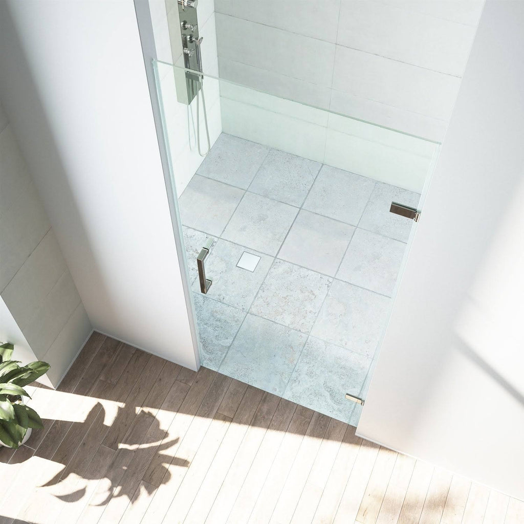 24-Inch Adjustable Frameless Shower Door G45857