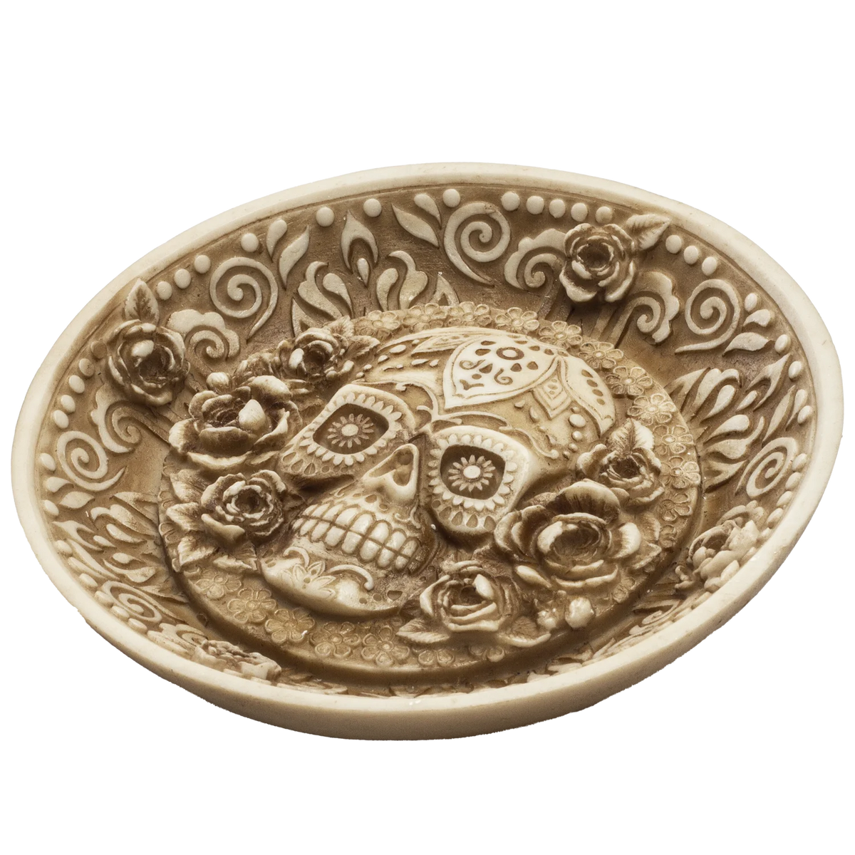 Incense Burner Resin Figurine Dish X4454