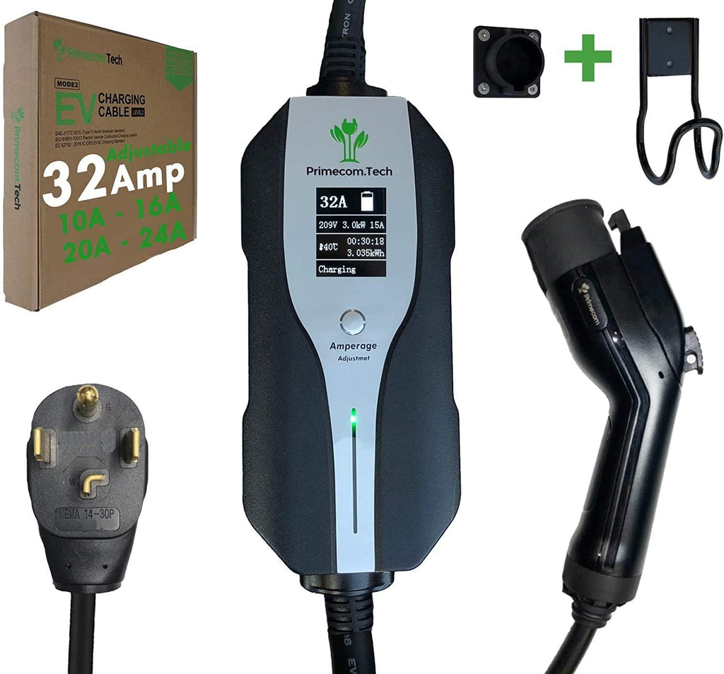 Level 2 Electric Vehicle Charger with 30Ft Cable D422