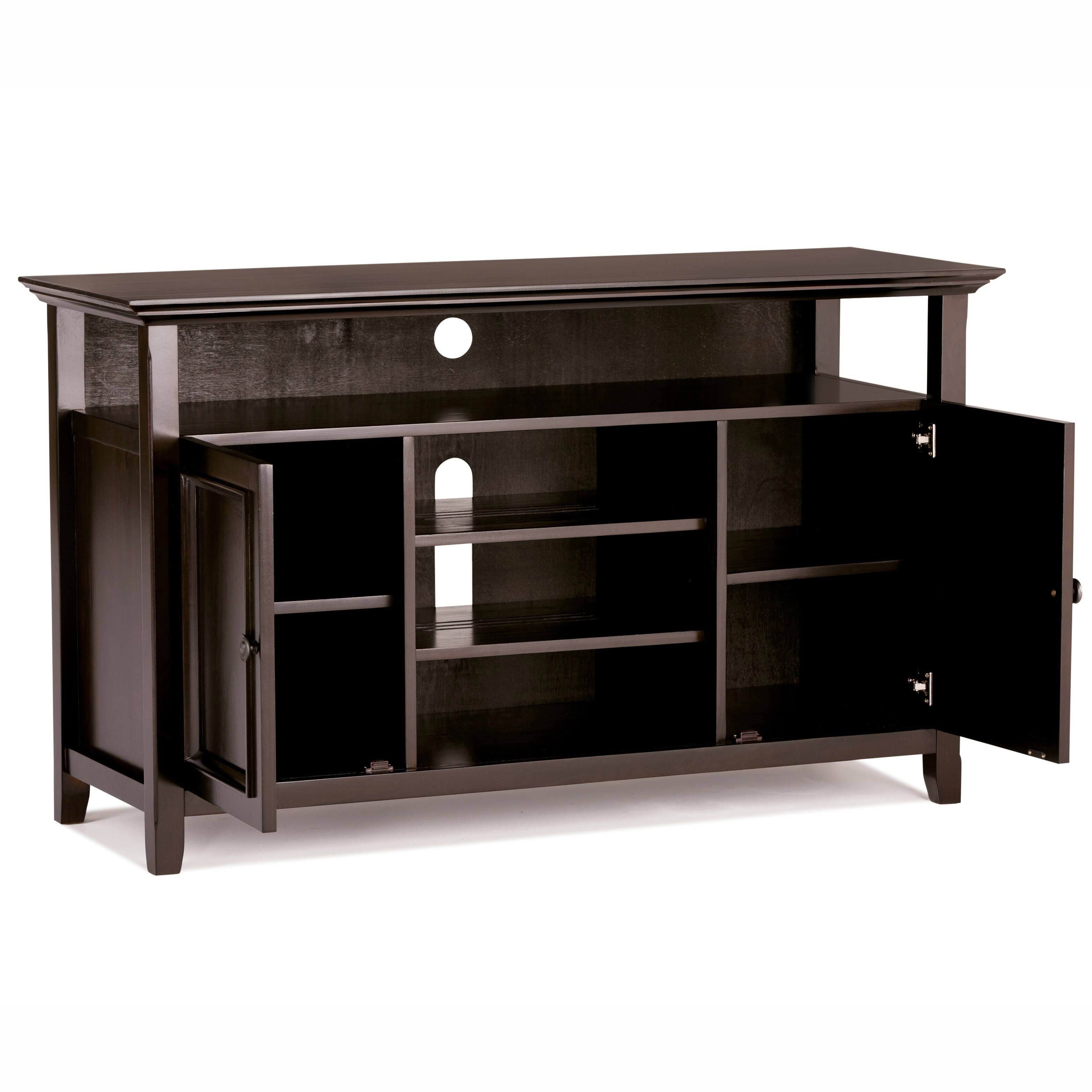 Wood Transitional TV Media Stand Z84741