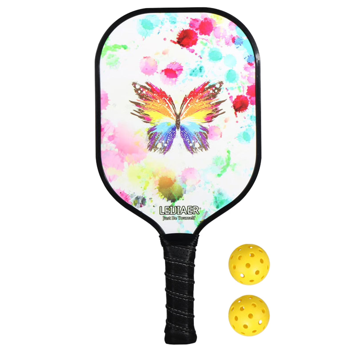 Carbon Fiber Pickleball Paddle and Ball Set M134272