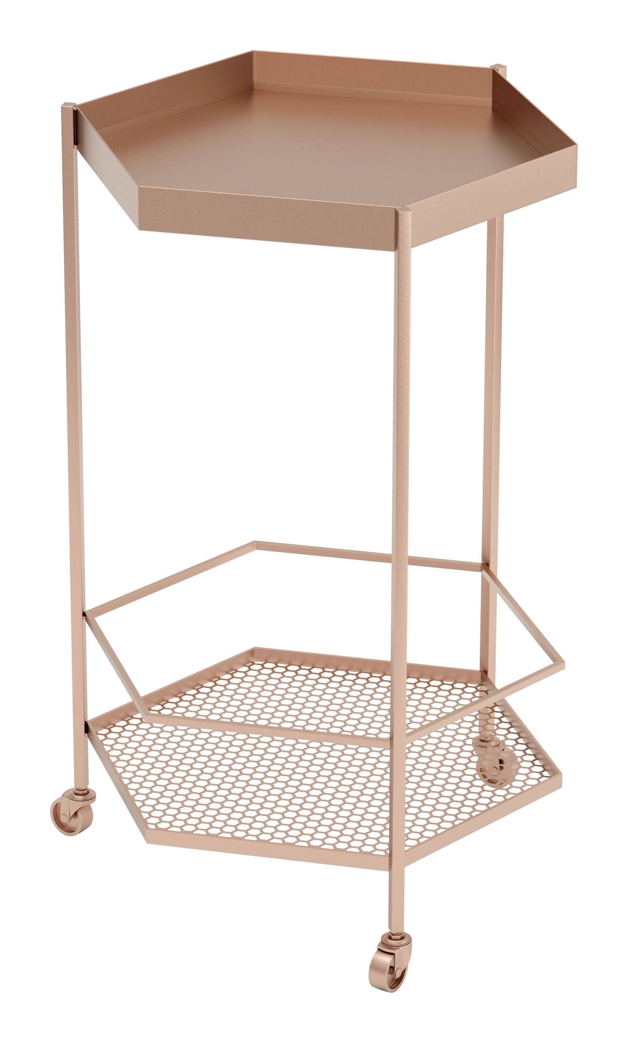 Gold Steel Bar Cart B567690