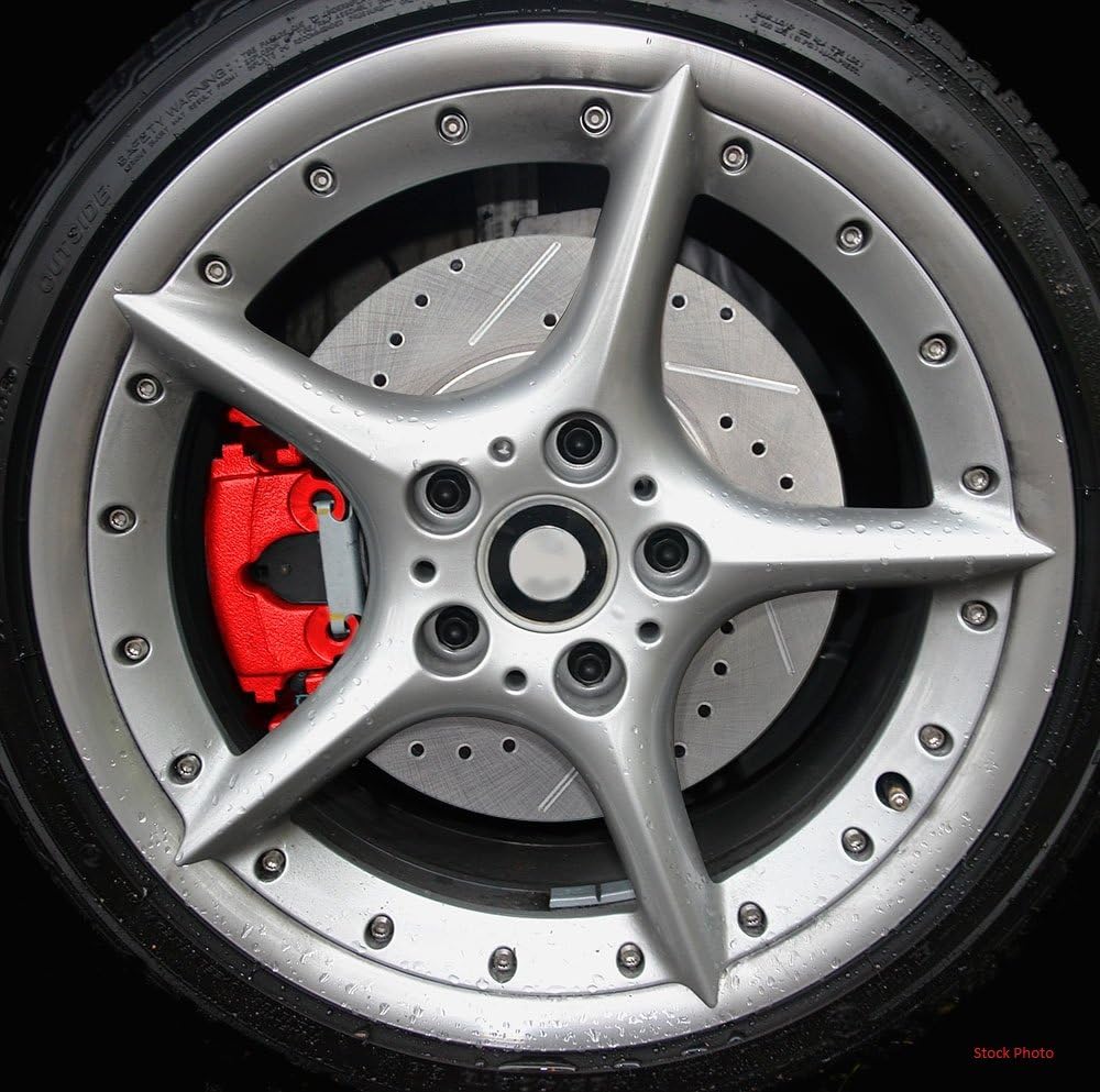 Red Powder Coated Caliper Assembly Set Kit U644