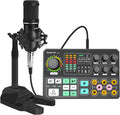 Podcast Equipment Bundle Audio Interface with DJ Mixer D320
