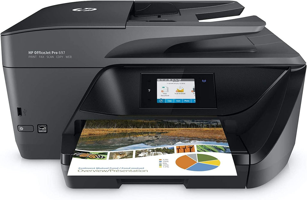 Color Inkjet All-in-One Wireless Printer with USB Printer Cable G39836