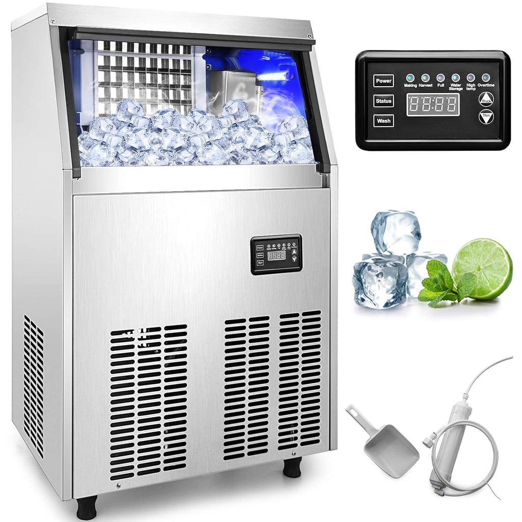 110V Commercial Ice Maker 150lbs/24h P697349