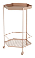 Gold Steel Bar Cart B567690
