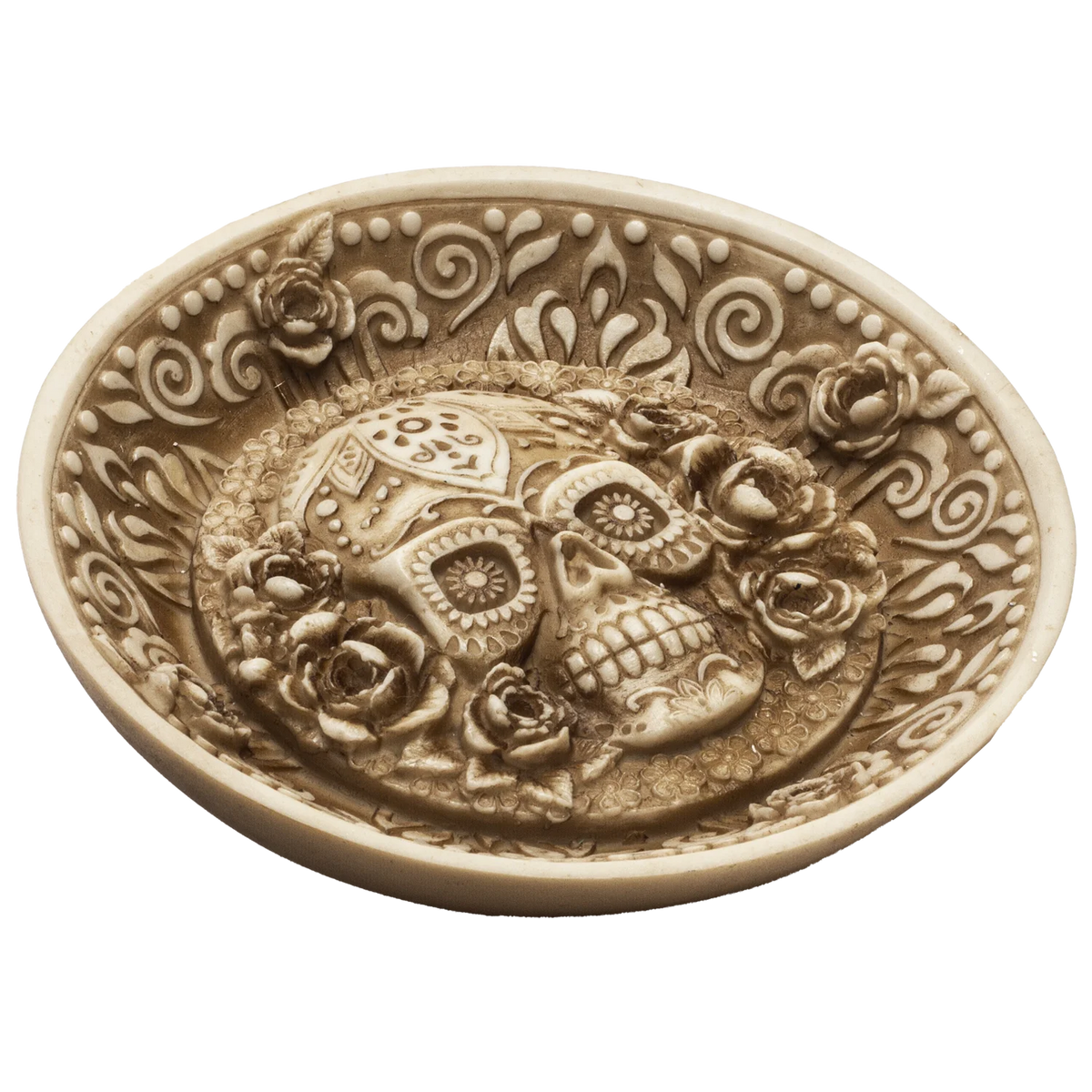 Incense Burner Resin Figurine Dish X4454