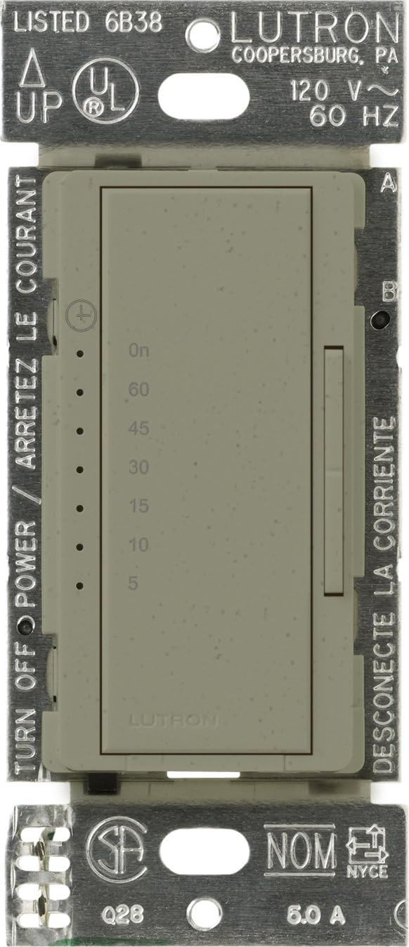White Countdown Timer Switch for Halogen and Incandescent Bulbs R477371