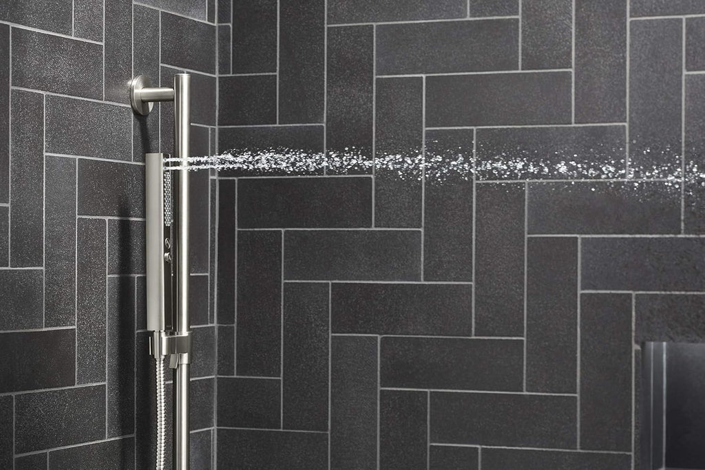 Brushed Moderne Brass Square Handshower O4510