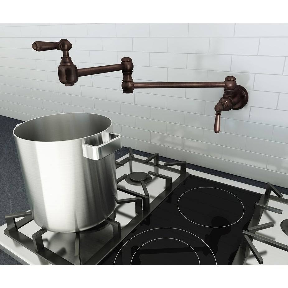 Oil Rubbed Bronze Wall Mount Pot Filler W511235