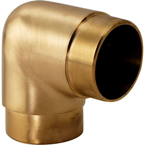 Satin Brushed Brass 90 Degree Flush Elbow Fitting P742721