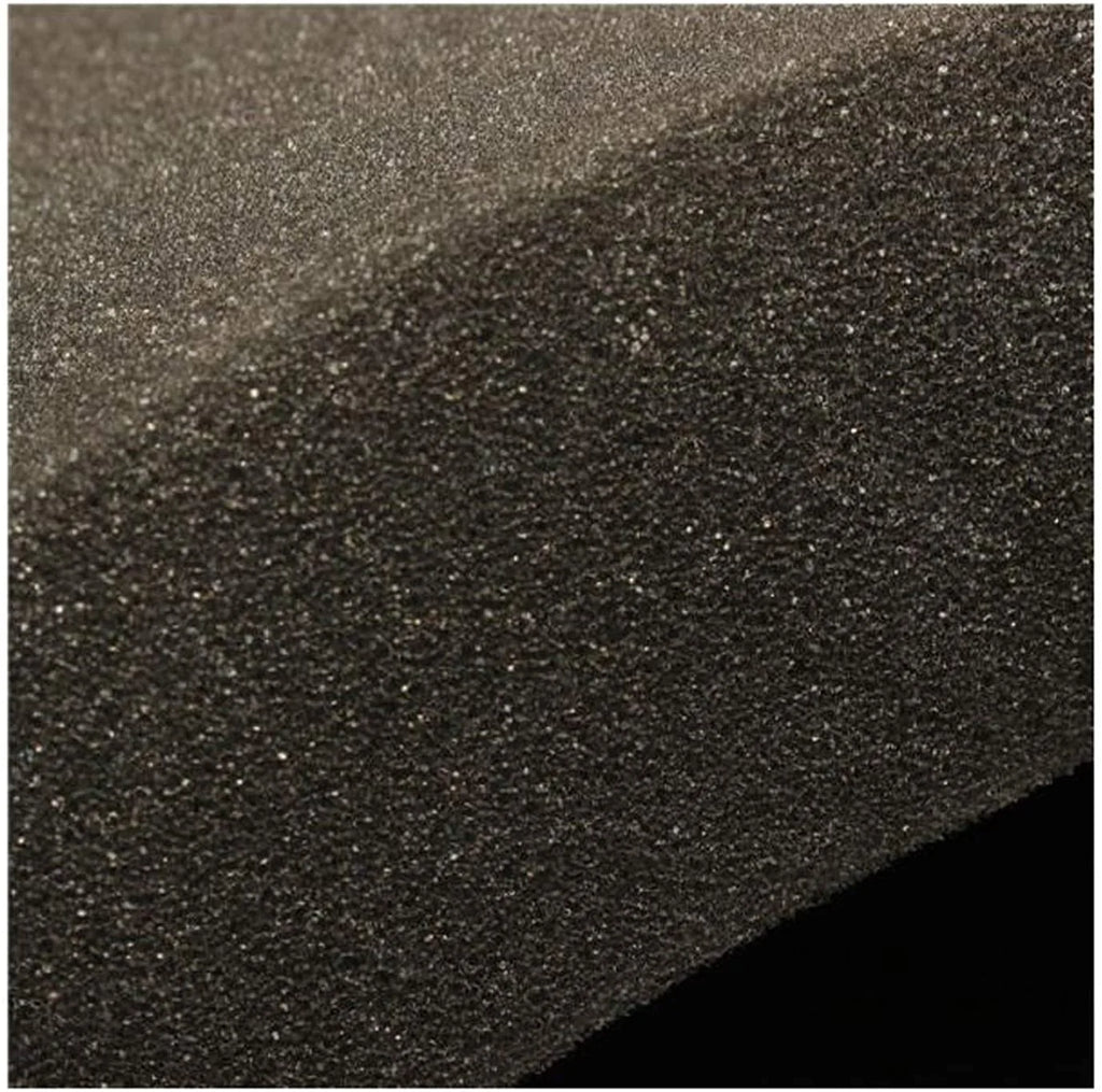 Charcoal Rubber Foam Sheet Cushion 5"H X 24"W X 72"L Q142