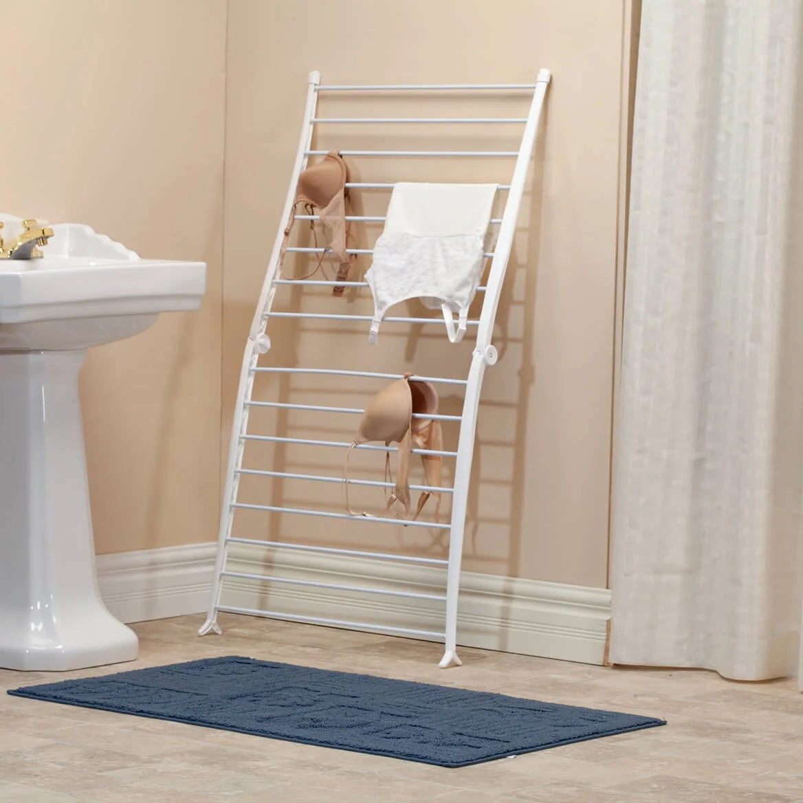 Wall Lean or Two Sided Fold Drying Rack T8290
