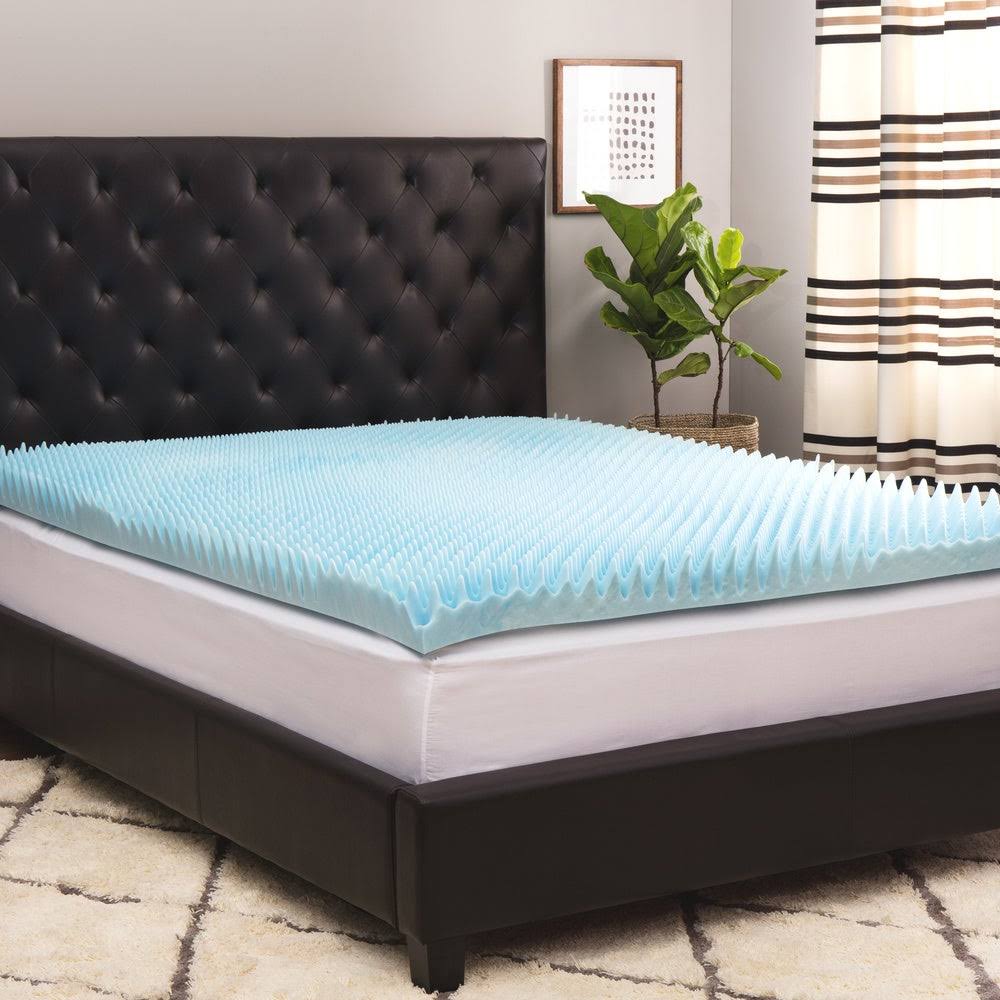 4-Inch Gel Memory Foam Mattress Topper - California King Q291900