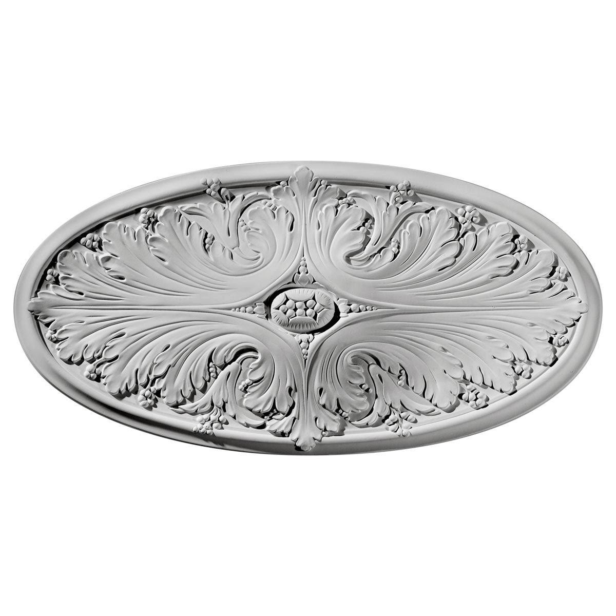 Madrid Ceiling Medallion, Hand-Painted Rust G3171