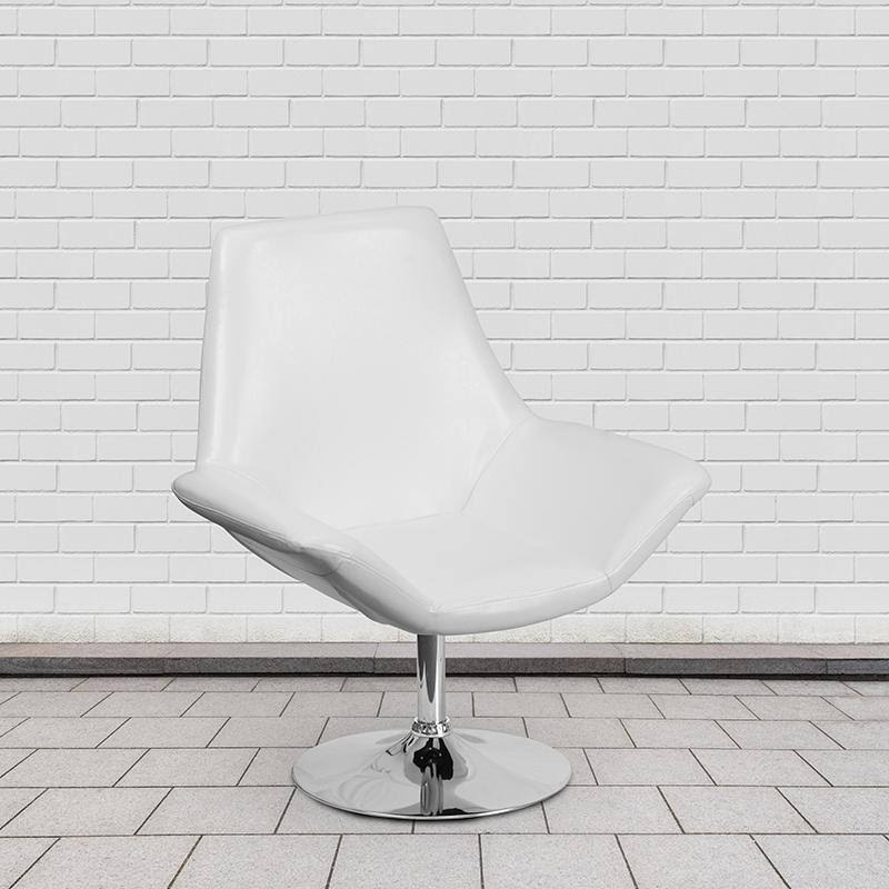 Black Leather Reception Chair T39978