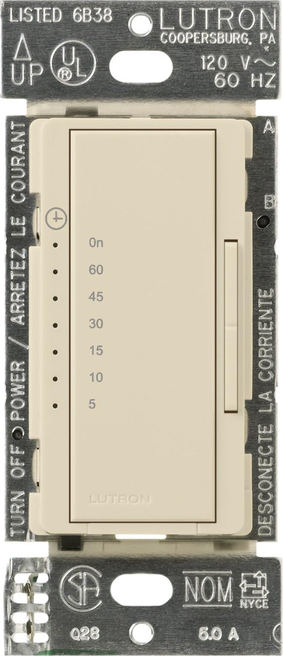 White Countdown Timer Switch for Halogen and Incandescent Bulbs R477371