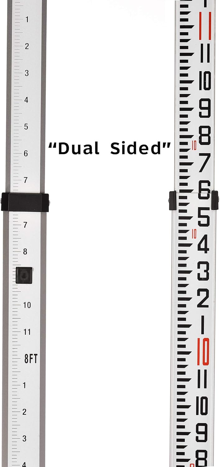 Dual Side Aluminum Telescopic Rod with Carrying Case 16FT Pack of 2 T640148