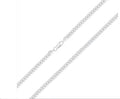 Solid 925 Sterling Silver Miami Cuban Link Chain Necklace 3mm 20 in X403