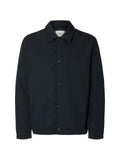 SELECTED button-fastening jacket