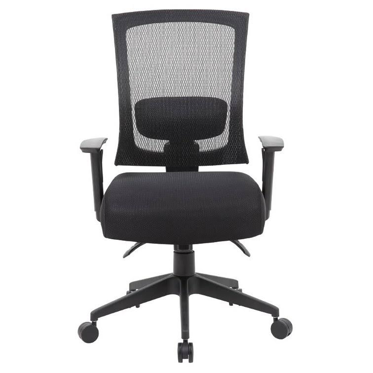 Black Mesh Back Task Chair with Seat Slider M302776