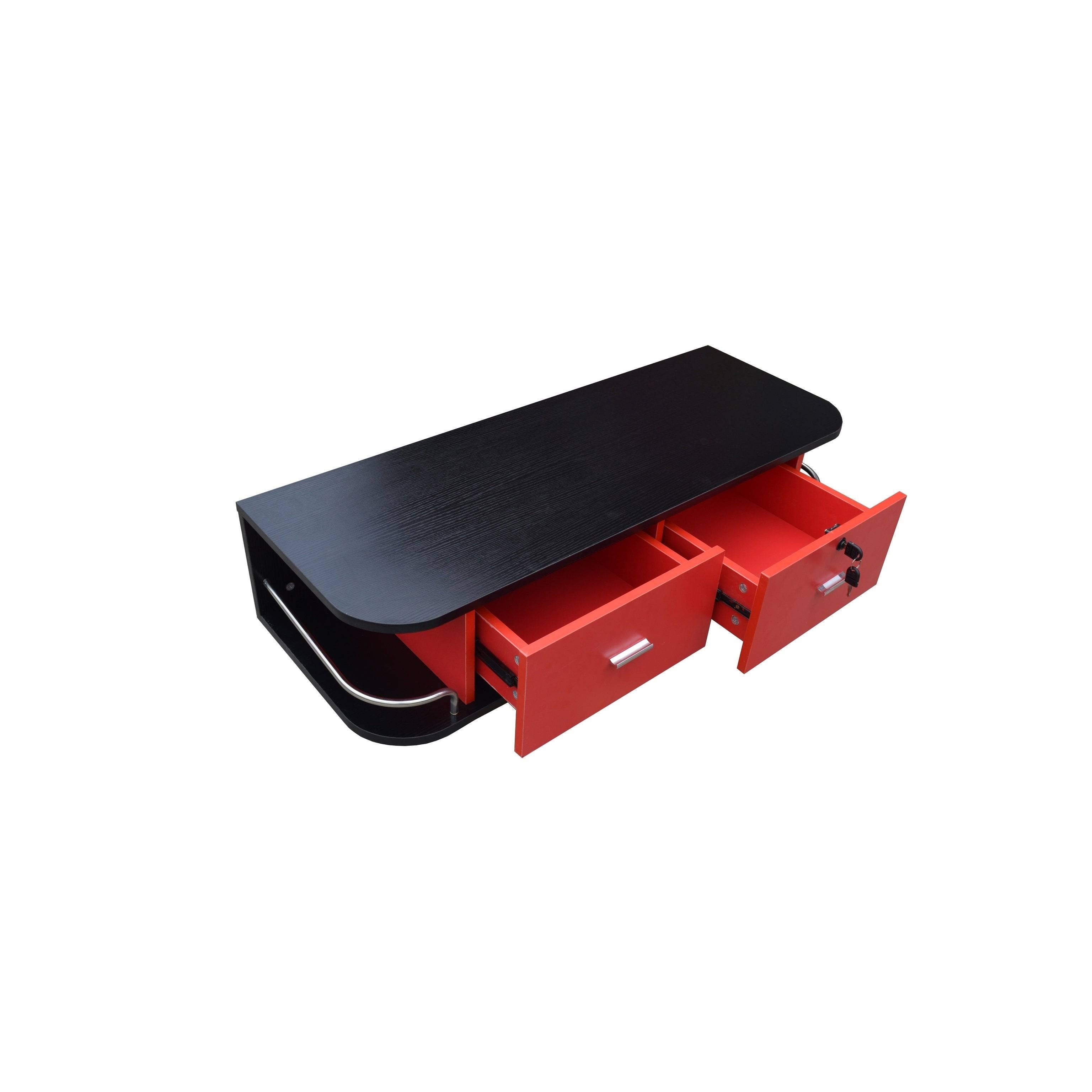 Black Locking Wall Mount Styling Station N3688