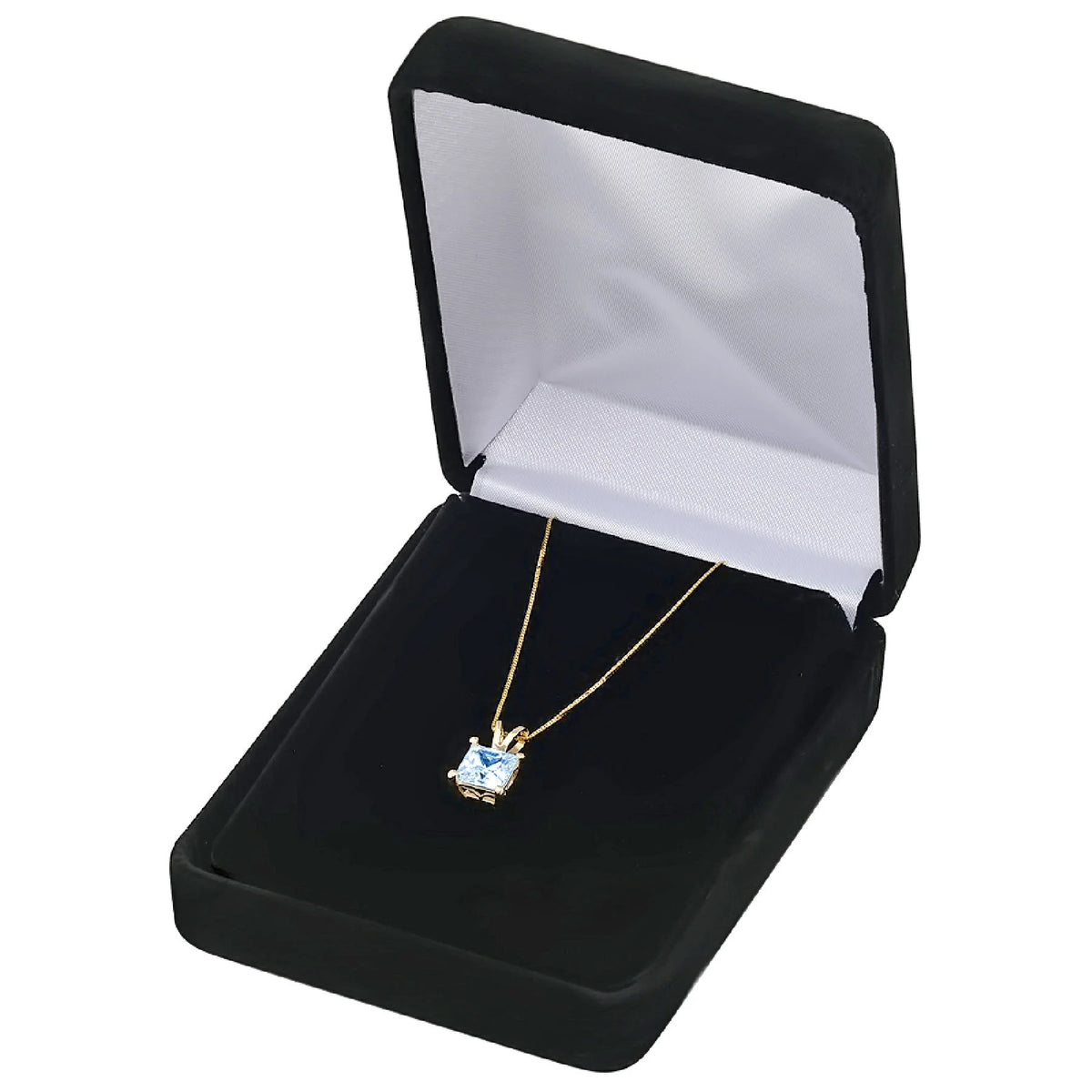 18k Yellow Gold Pendant with 16" Solid Gold Chain P764814