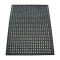 Anti-Slip Grease Proof Kitchen Mat, 3/8 x 36 x 60, Black U7091