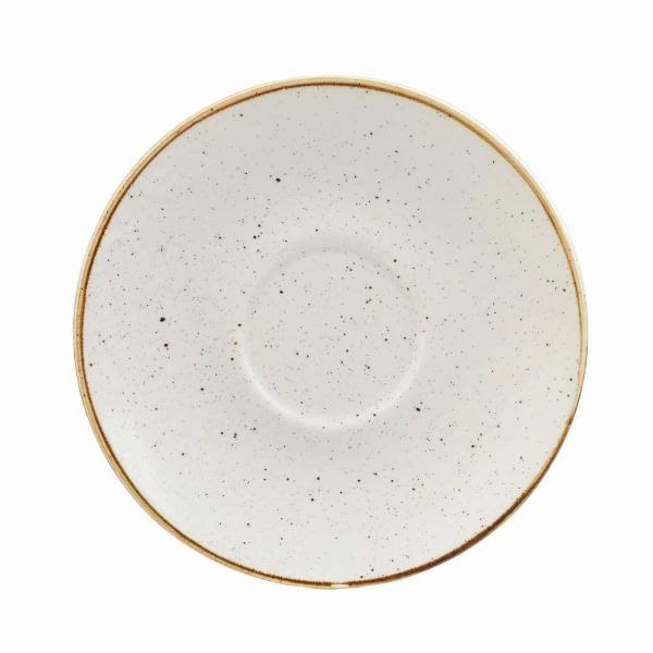 Stonecast 6-1/4x22 Saucer - Barley White D941