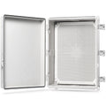 Junction Box with Mounting Plate, IP67 Waterproof ABS Plastic Grey I4991