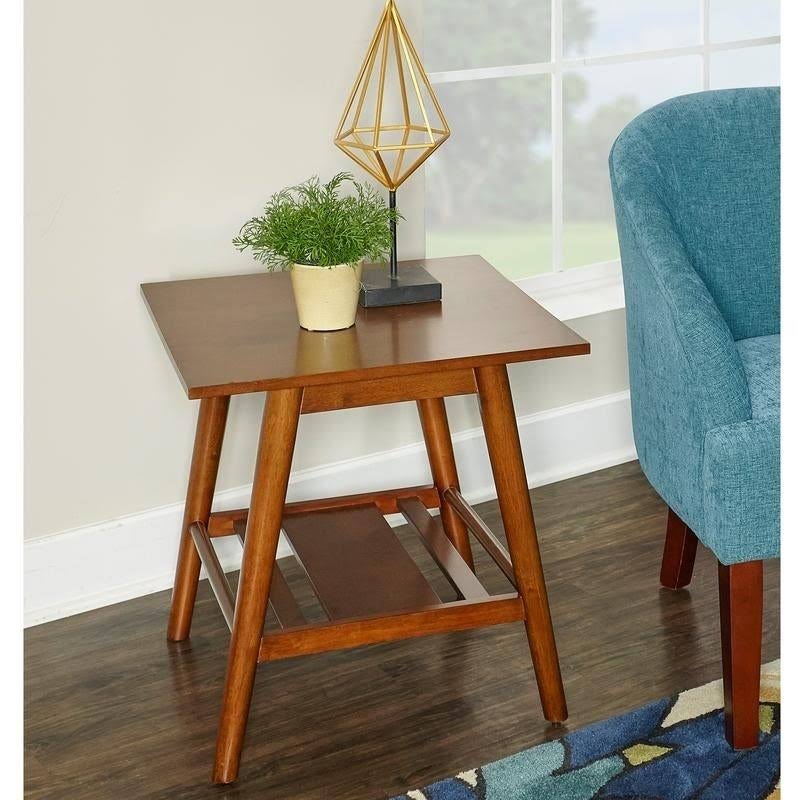 Brown Wood End Table F3391