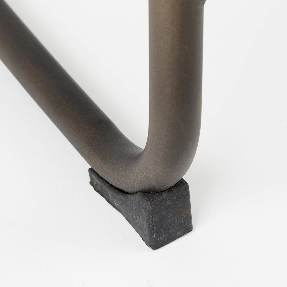 Black Leather Counter Stool D69860