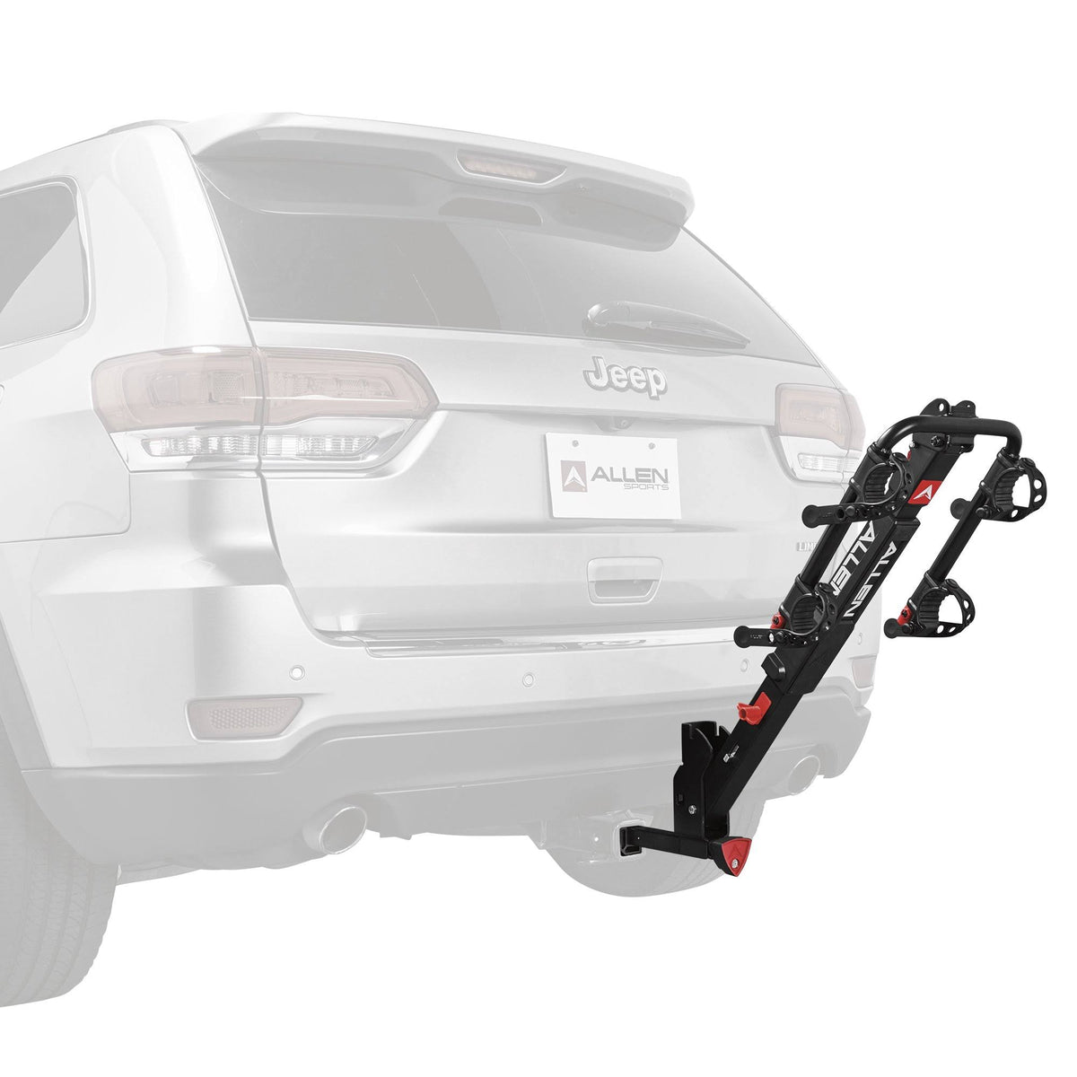 Black 3-Bike Carrier for 2 in. and 1 1/4 in. Hitch Y454760
